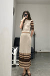 mame kurogouchi two-piece floral knitted skirt MM22SS KN045